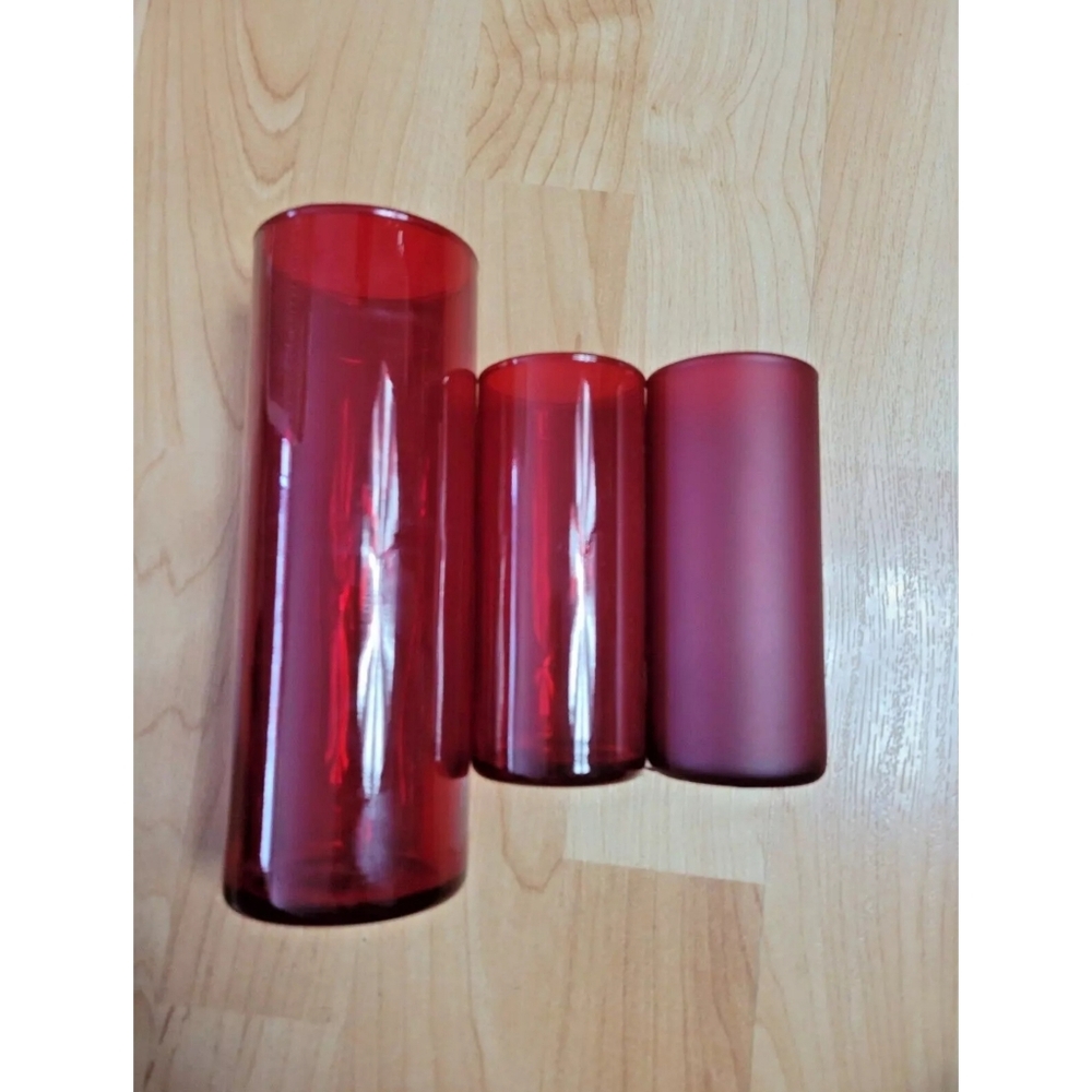 IKEA 'Cylinder' vase bundle of 9